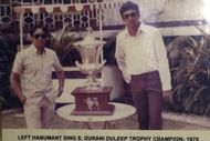 Salim Durani & Hanumant SIngh with the 1970 Duleep Trophy